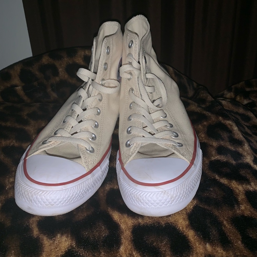 Natural Ivory Unisex Converse Hightops